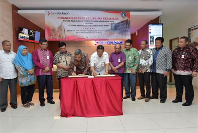 RSUD Ahmad Thabib Kepri Gandeng Bank Riau Kepri Untuk Host to Host