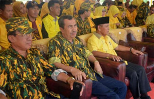 Bupati Siak Hadiri Penutupan Jambore AMPG Riau di Kampar