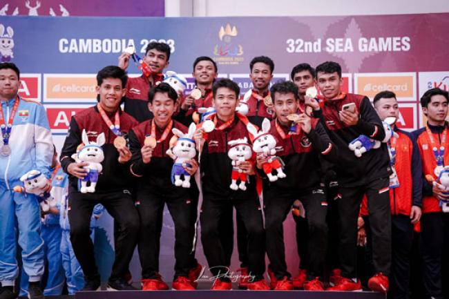 2 Atlet Sepak Takraw Bengkalis Bawa Indonesia Raih Emas, Perak dan Perunggu di SEA Games 2023 Kamboja