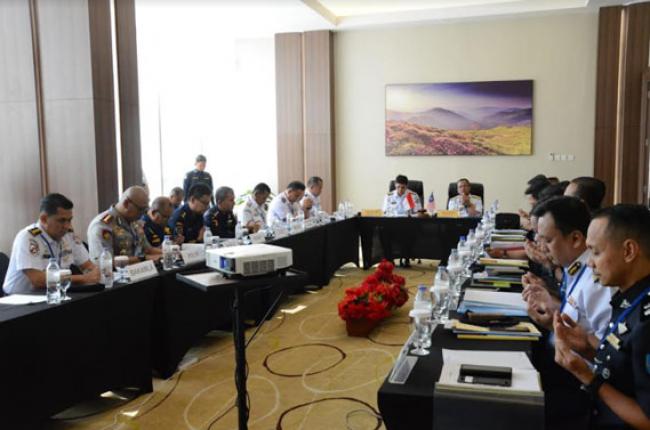 Bakamla RI Bersama Delegasi TPOM Malaysia Adakan Rapat Koordinasi di Batam