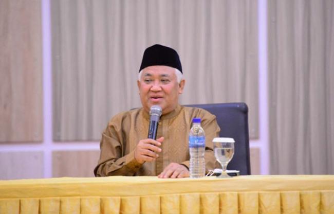 Din Syamsuddin : Kerukunan Umat Muslim di Riau Jadi Percontohan