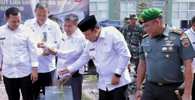 Hadiri Launching Alat Serut Lidi Sawit, Wabup Siak Apresiasi Inovasi Danrem 031/Wira Bima