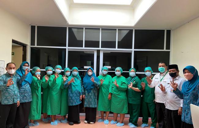 Siti Aisyah Semangati Akseptor MOW Pada Pringatan HARGANAS XXIX Tingkat Kabupaten Bengkalis