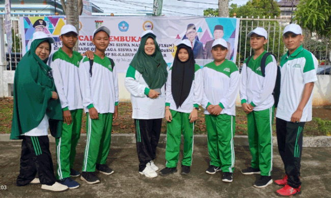 Siswa SMPN 3 Bangkinang Wakili Kampar di FLS2N dan O2SN Tingkat Provinsi Riau   Tahun 2023