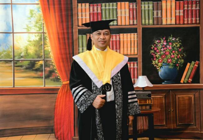 Wakil Bupati Bengkalis Bagus Santoso Raih Gelar Doktor Ilmu Politik