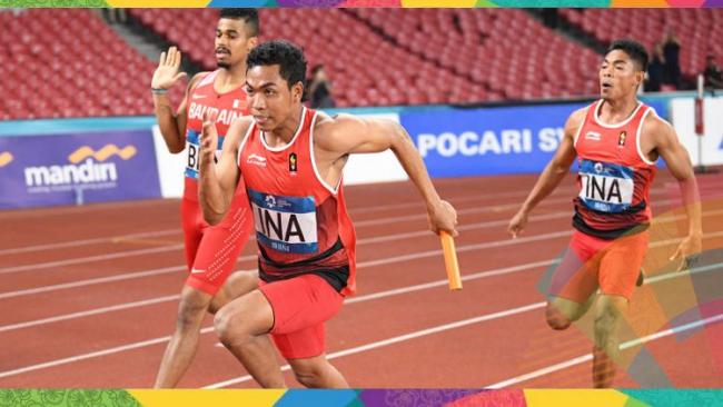 Zohri Penentu, Tim Estafet Putra Sumbang Medali Perak Asian Games 2018