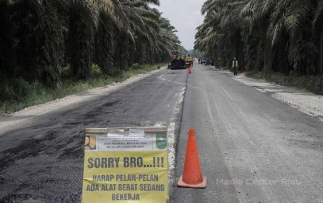 Rawan Lakalantas, Dishub Riau akan Pasang Rambu Lalulintas di Jalan Pekanbaru-Siak via PT SIR
