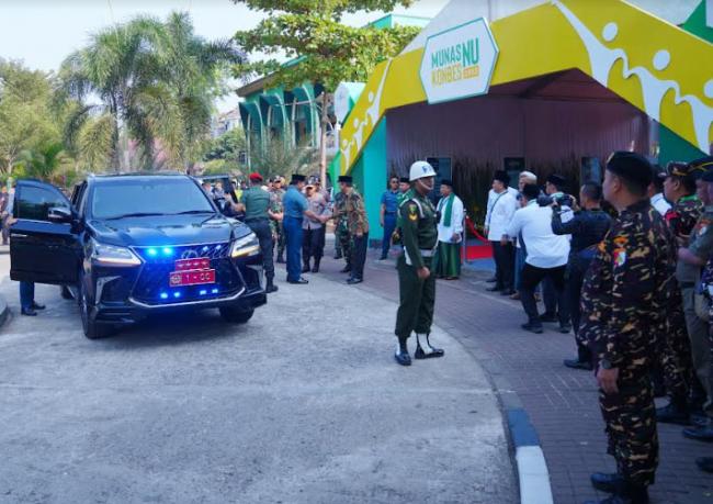 Panglima TNI Dampingi Presiden Joko Widodo Hadiri Munas dan Konbes NU 2023 di Ponpes Al-Hamid