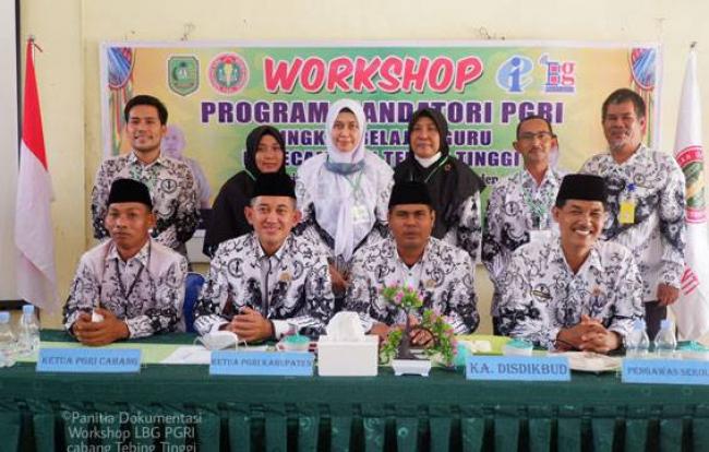 PGRI Meranti Gelar Workshop Lingkar Belajar Guru di SMPN 1 Selatpanjang