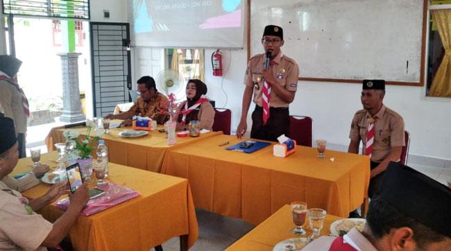 Tim Penilai Kwarda Pramuka Riau Lakukan Penilaian di UPT SMPN 4 Siak Hulu