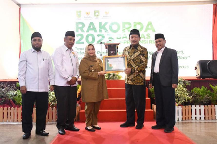 Ketua Baznas RI Hadiri Rakorda se-Riau di Mandau, Bupati Kasmarni Minta Pengumpulan Zakat Diperluas