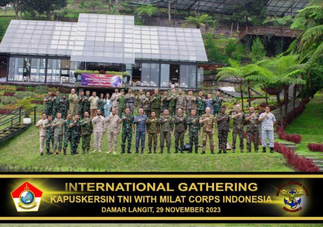 International Gathering Military Attaché Corps Indonesia dengan Kapuskersin TNI